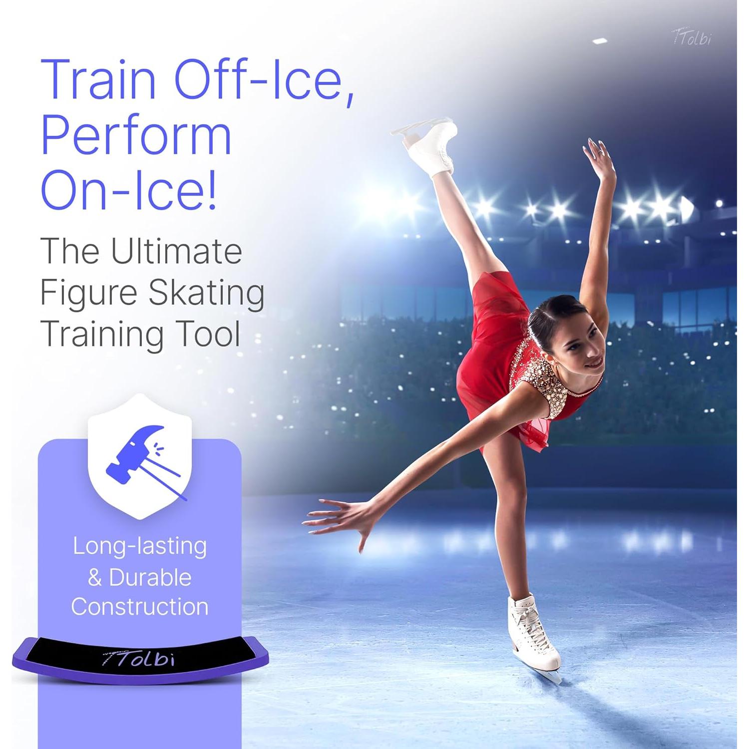 Tablero de Giro TTolbi Azul - Entrenador de Danza y Patinaje