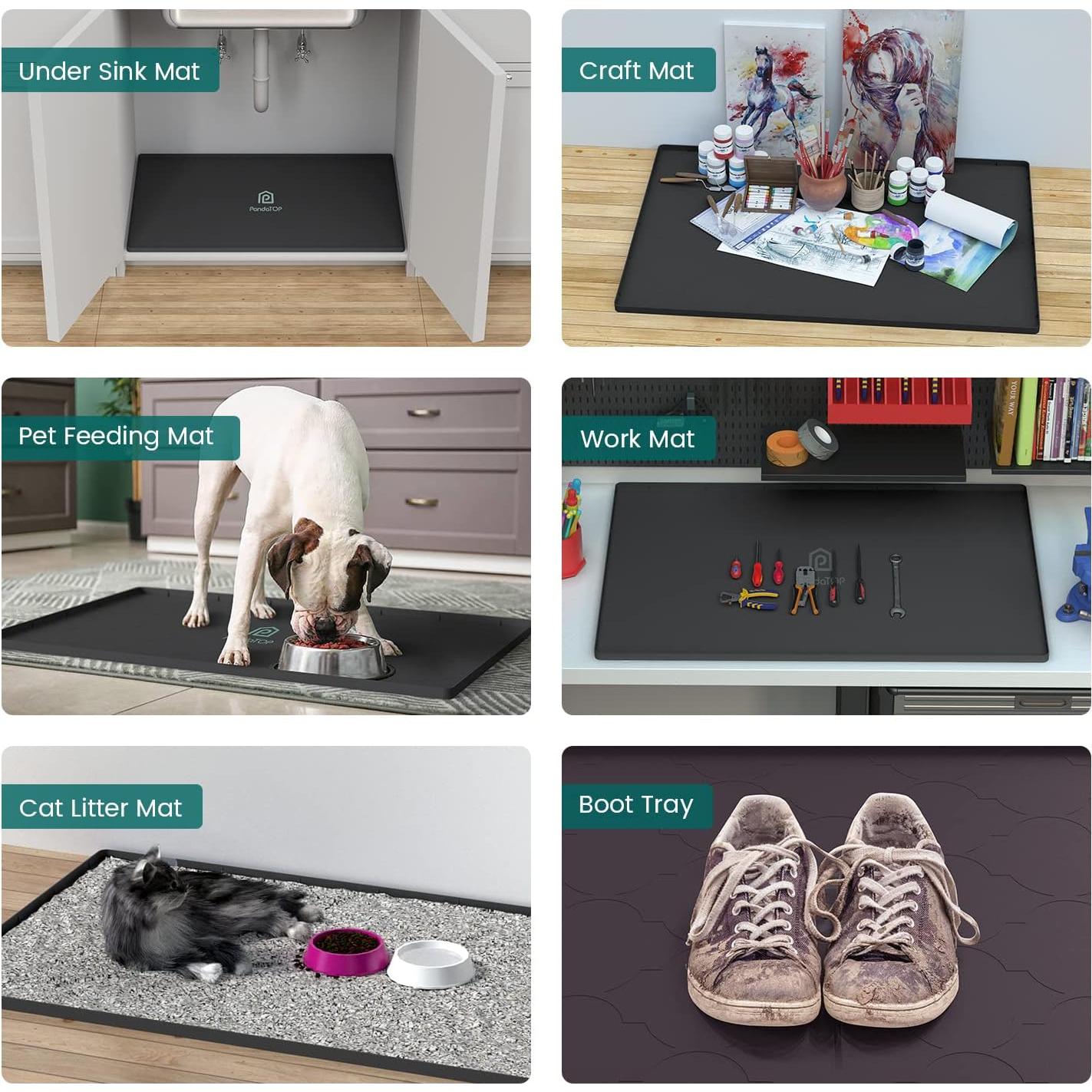 Alfombrilla de Silicona PandaTOP para Bajo Fregadero 55.88x48.26cm