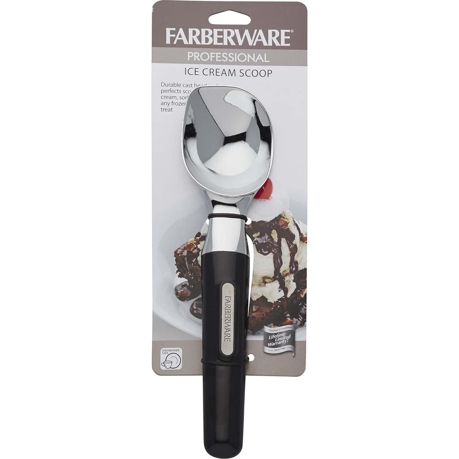 Cucharón de Helado Profesional Farberware Negro 21.96cm