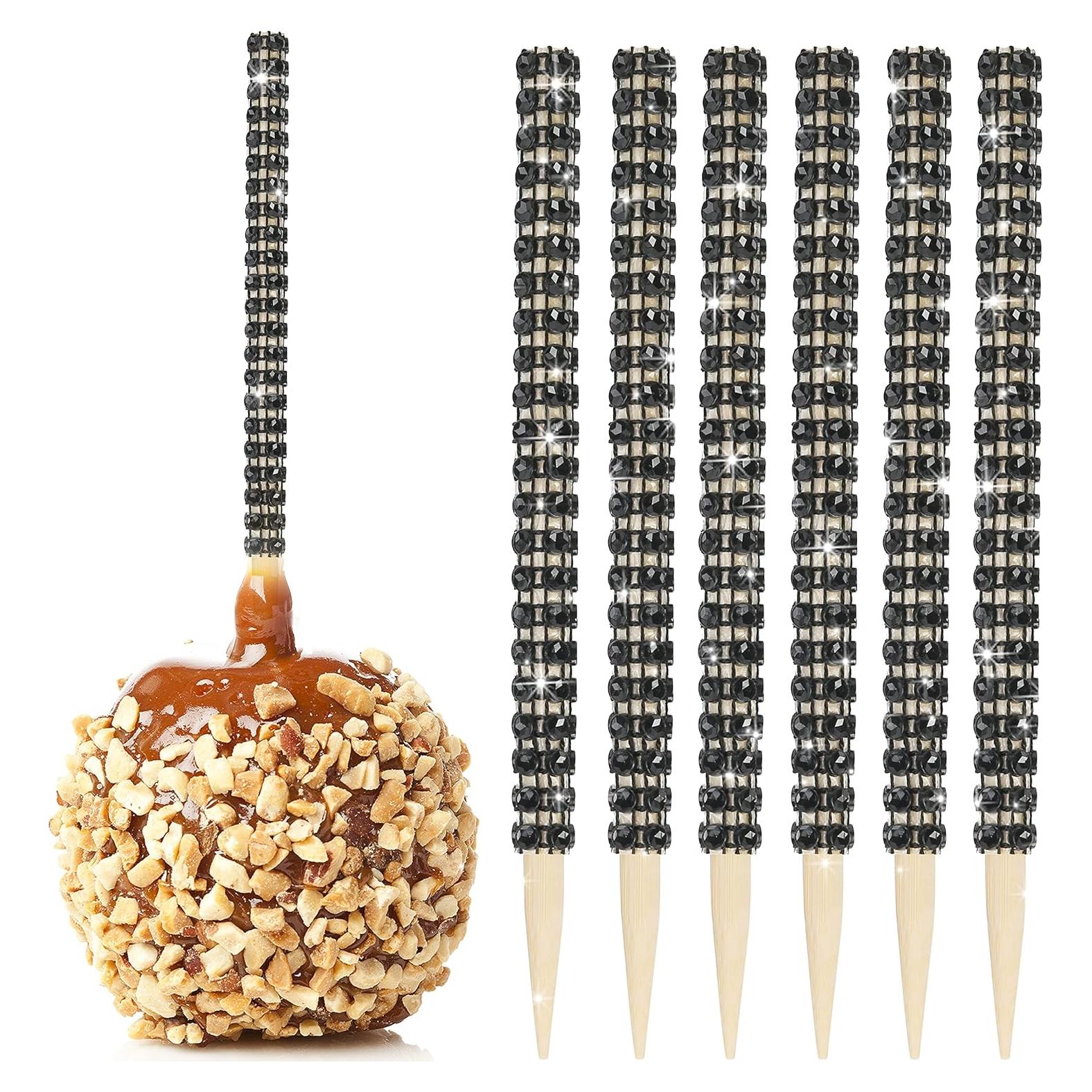 32 Palitos de Caramelo Brillantes MGWOTH de Bambú Negro