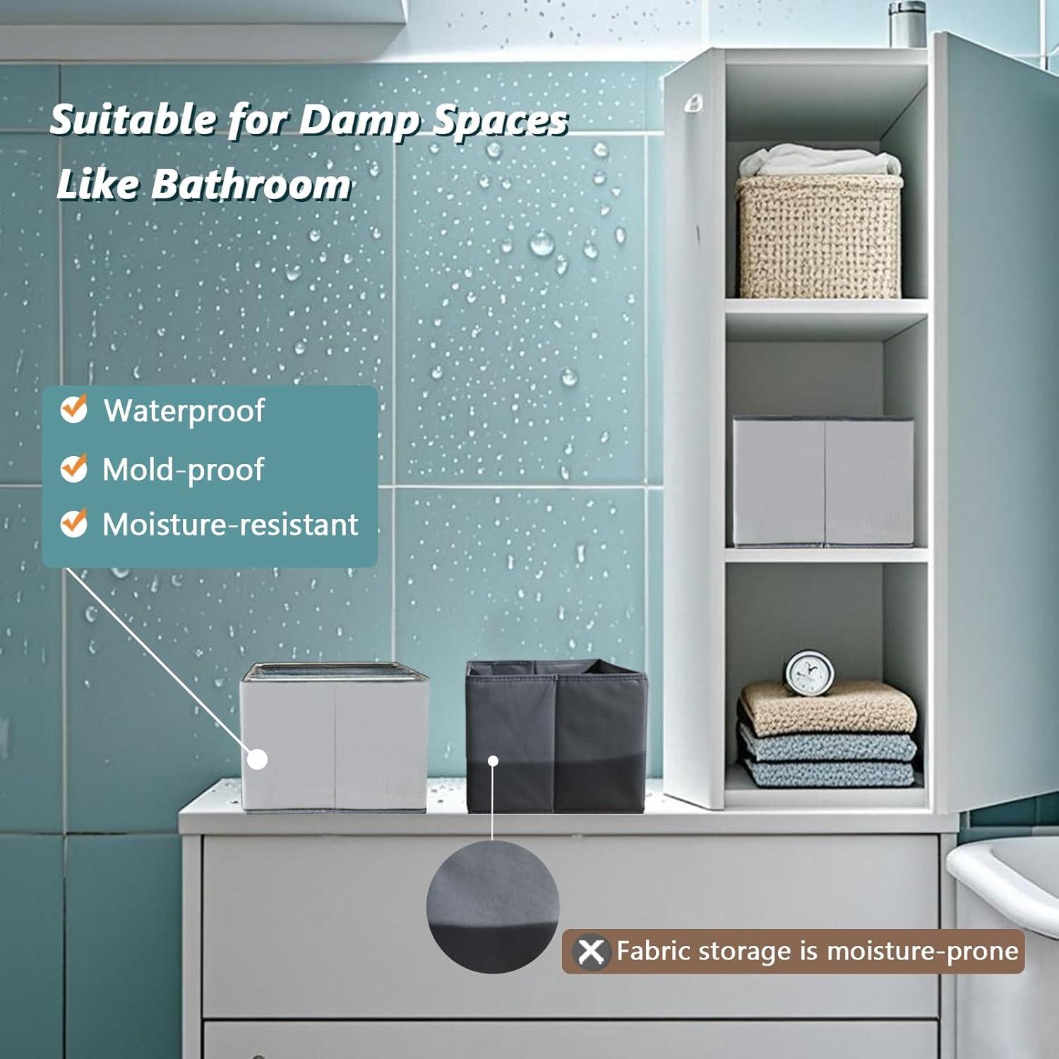 Organizador de Armario EASEVE 7 Rejillas Plegable Blanco 42x27x20cm