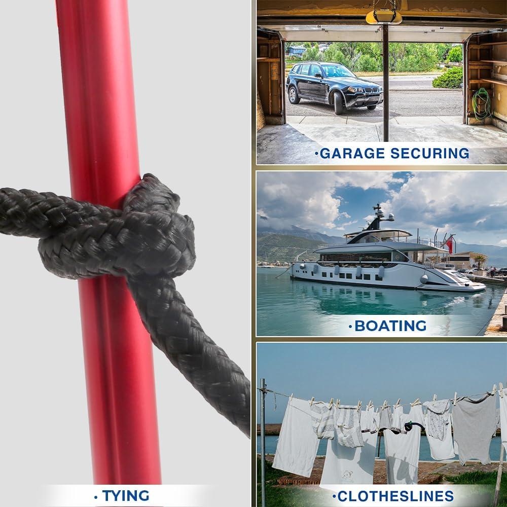 Cuerda trenzada de polipropileno GOLDEN COCK 1.27 cm x 9.75 m