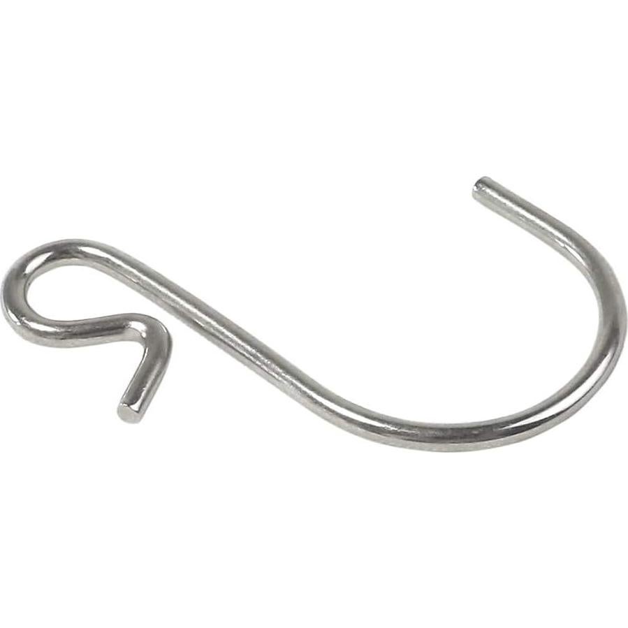 Ganchos en S Pequeños Esenciales Millennial 35 Piezas Plateados