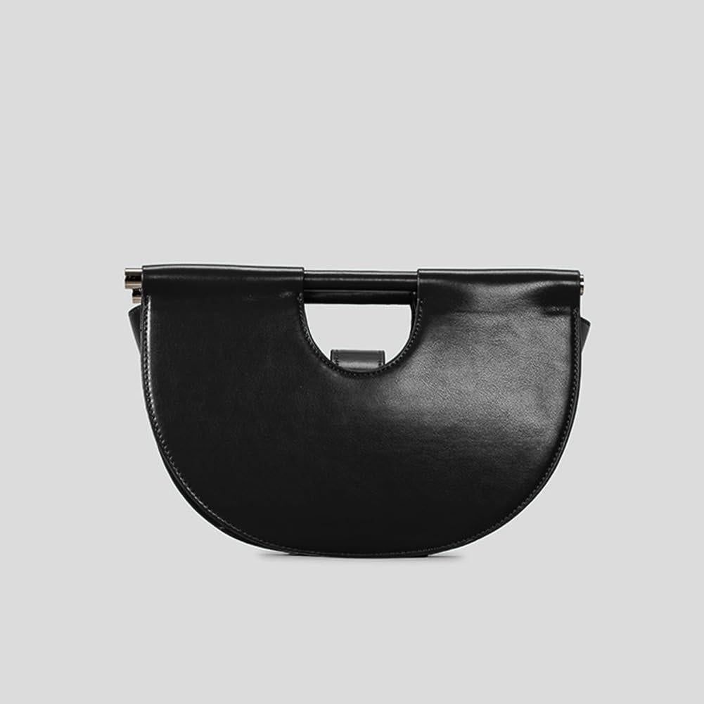 Bolso Clutch Tejido CUXVA Negro para Mujeres - Elegante y Formal
