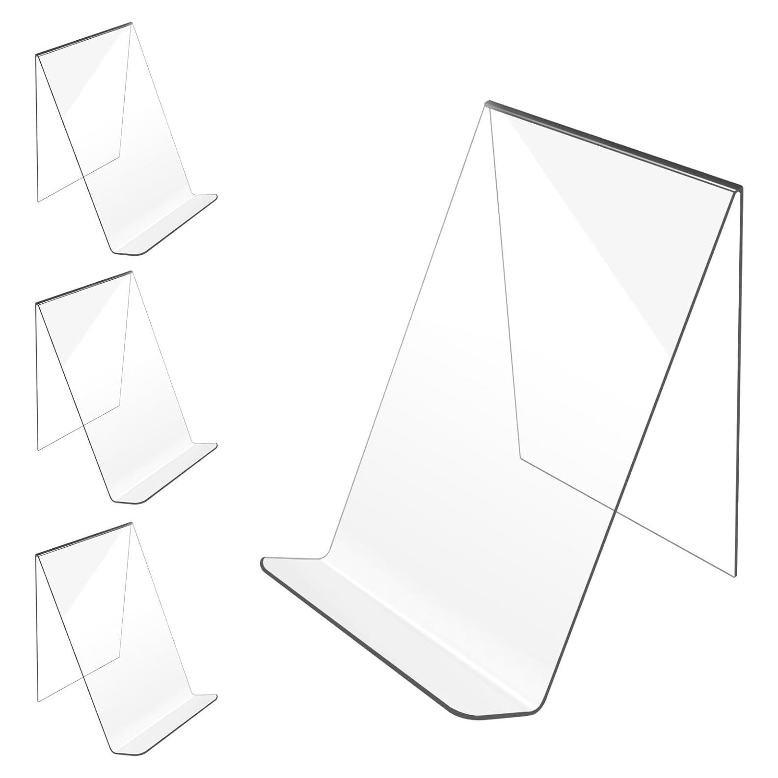 Soporte de Libro Acrílico Trophable Paquete de 4 Unidades