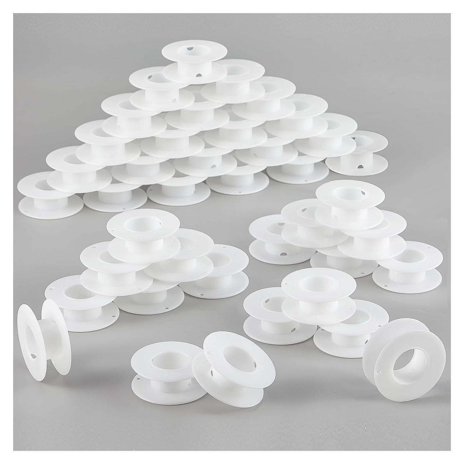 Paquete de 40 Carretes de Plástico Vacíos Weysat 5.6 cm
