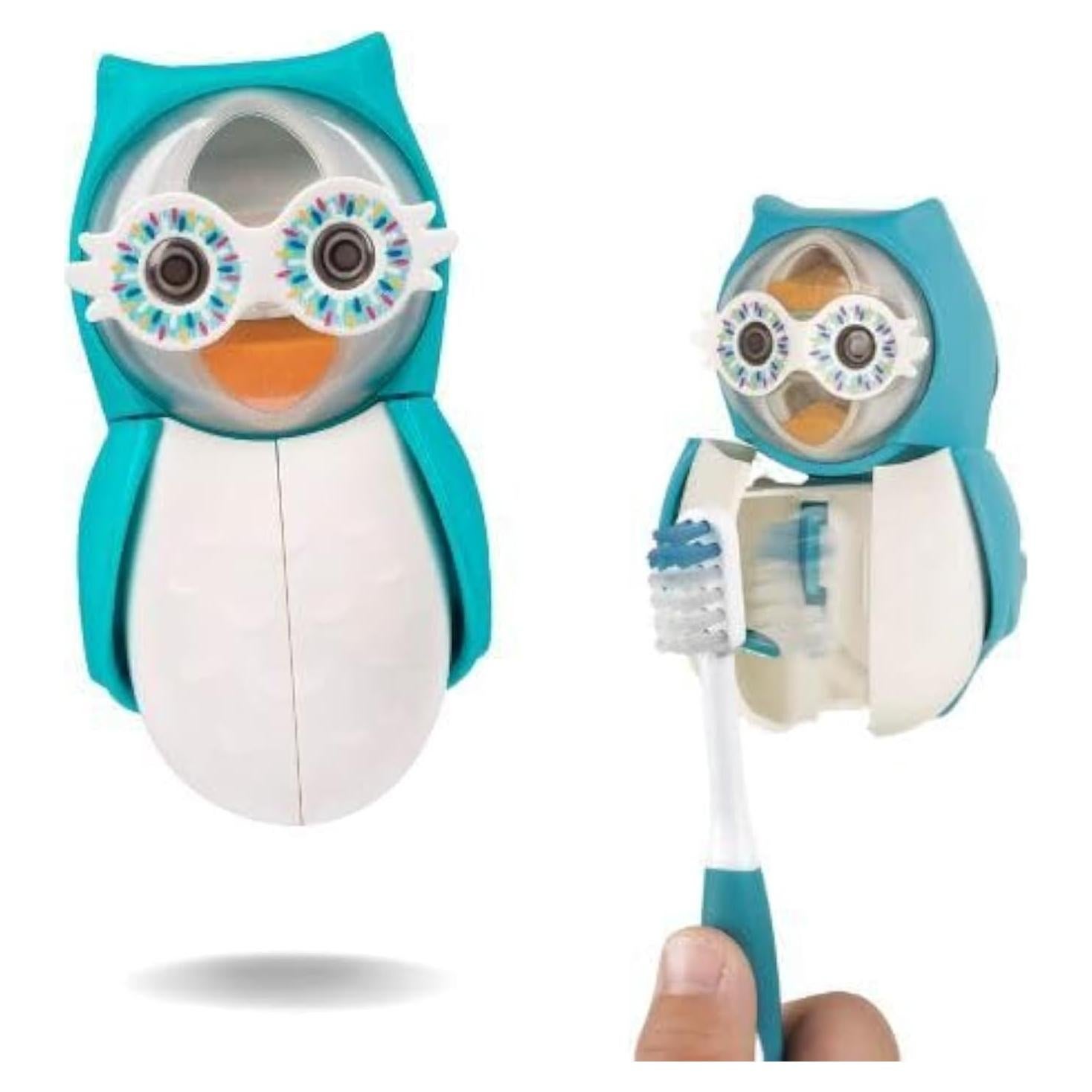 Cubierta para Cepillo de Dientes Flipper Azul con Ventosa