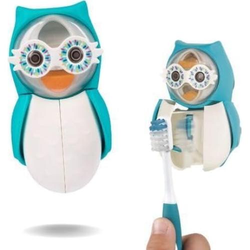 Cubierta para Cepillo de Dientes Flipper Azul con Ventosa