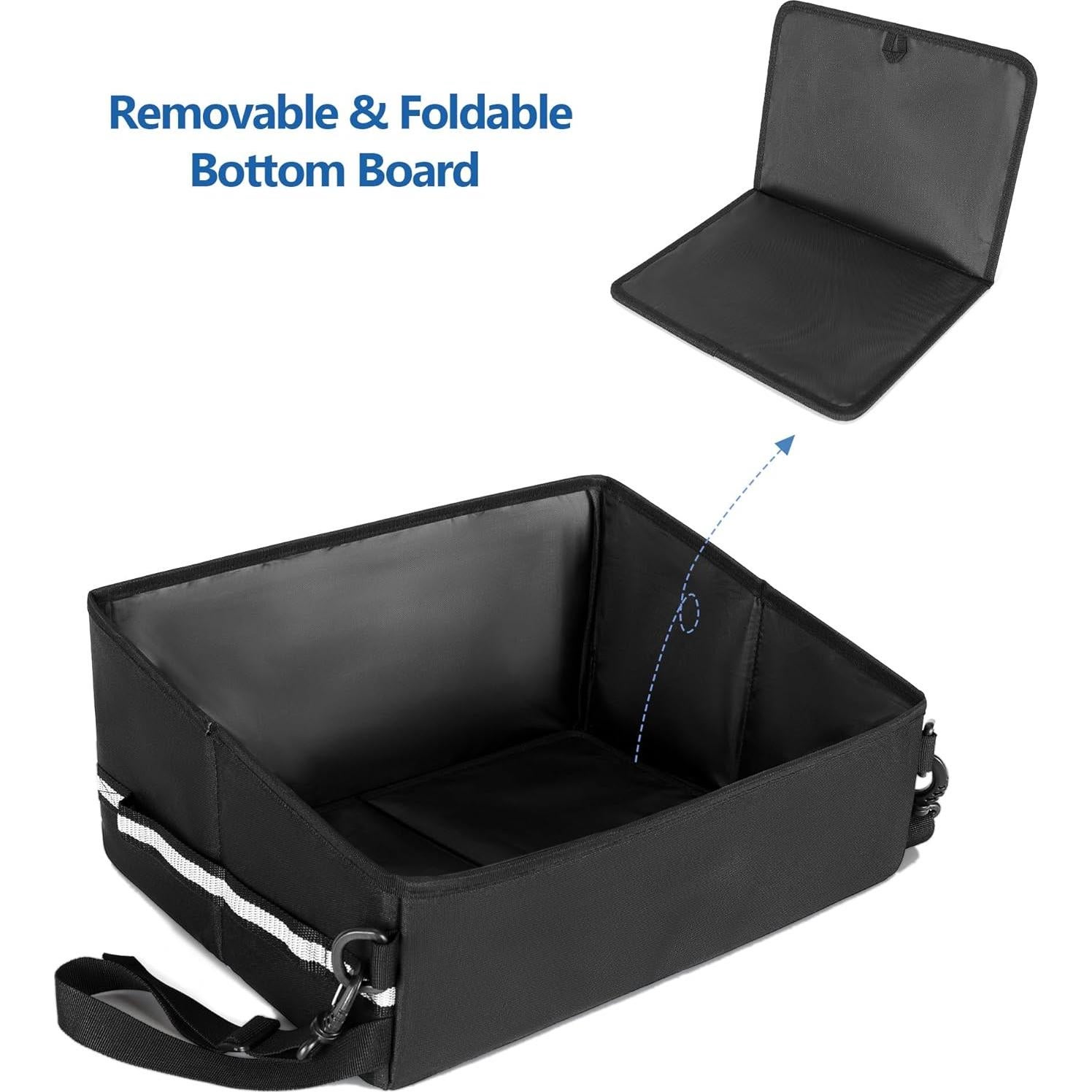 Organizador de Almacenamiento Bajo el Asiento GRAOSO Negro