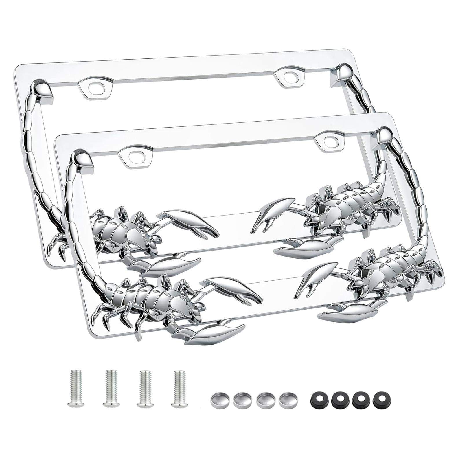 Marcos de Placas de Licencia Ettonsun 2-Pack Universal 30.5x15.2cm