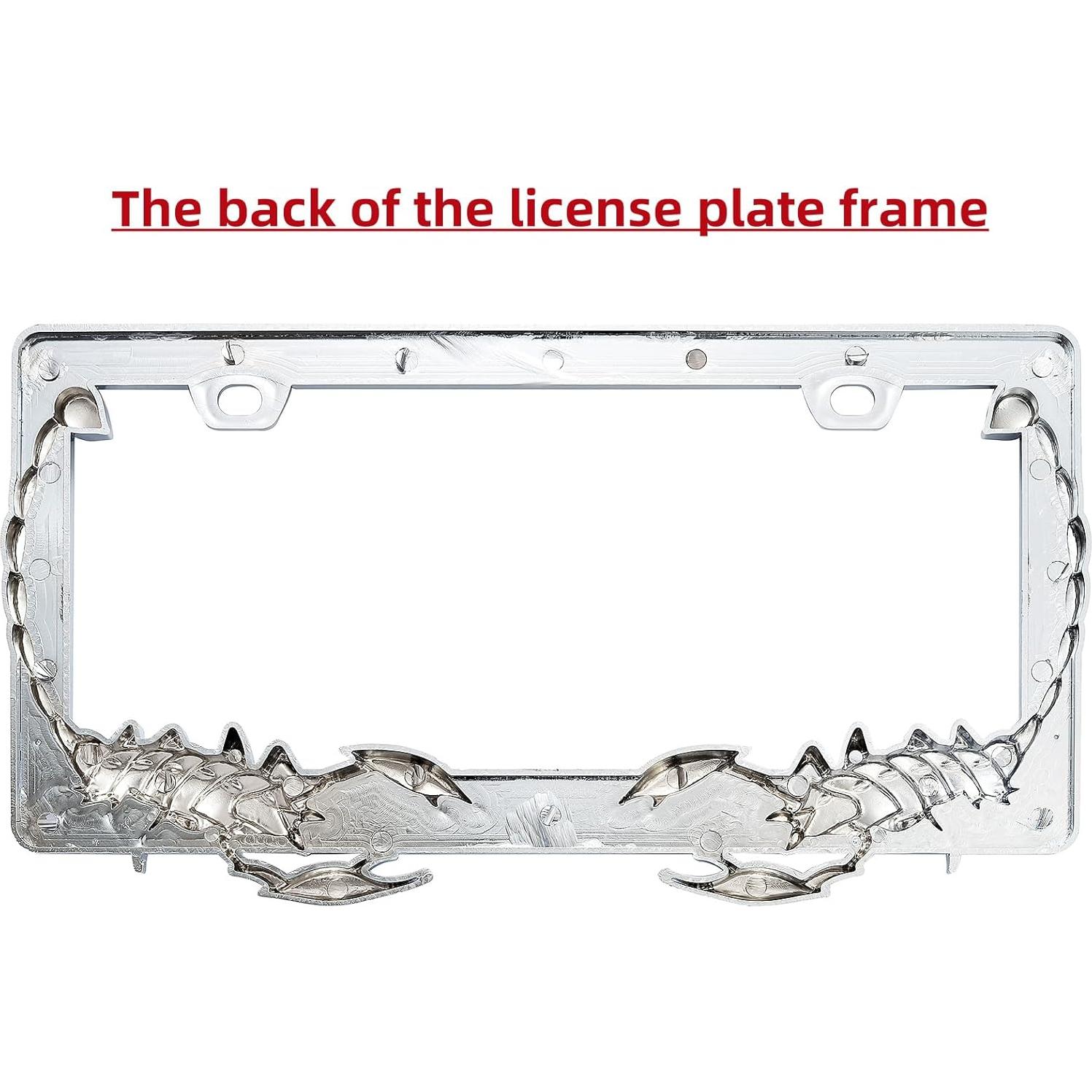 Marcos de Placas de Licencia Ettonsun 2-Pack Universal 30.5x15.2cm