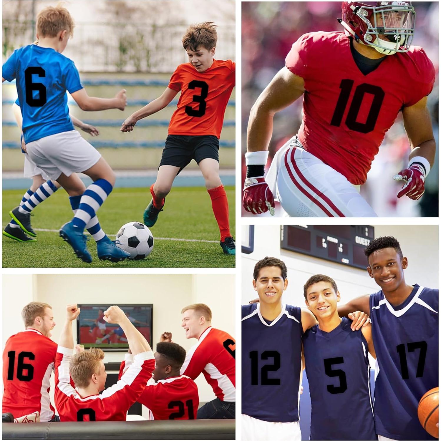 36 Números de Transferencia de Calor Huimdery 20 cm Negro