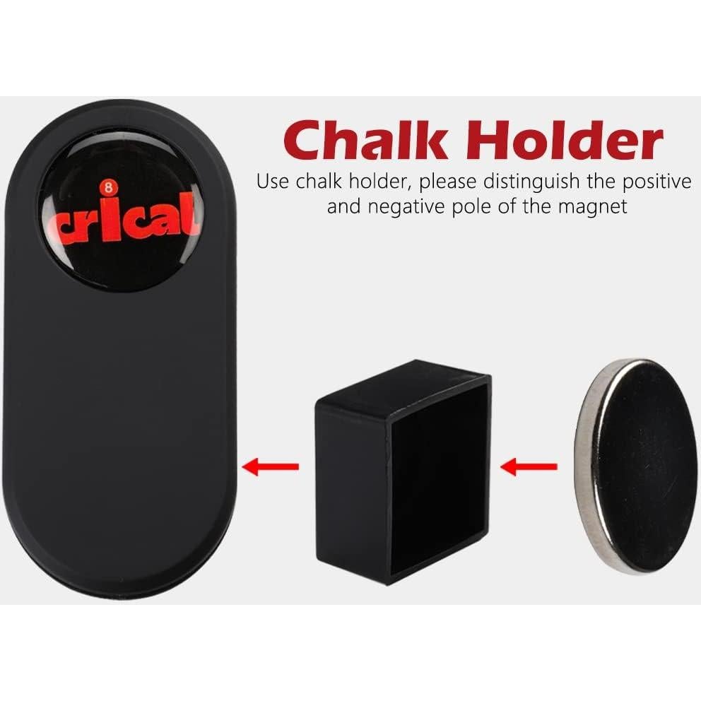 Soporte Magnético de Tiza de Billar CRICAL - Portátil y Antideslizante