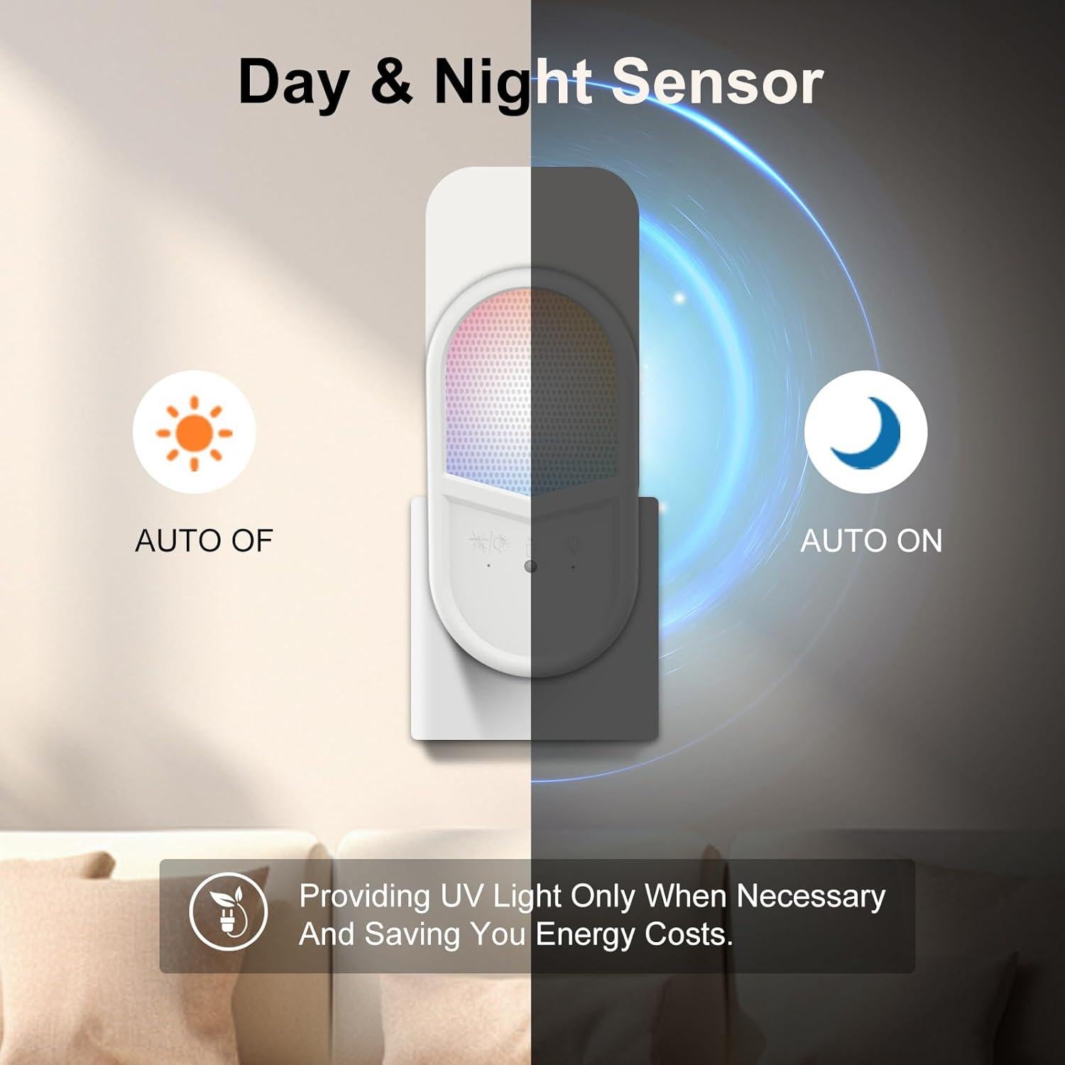 Trampa de Insectos Voladores ZAYMAN FT-60 con Luz Nocturna RGB