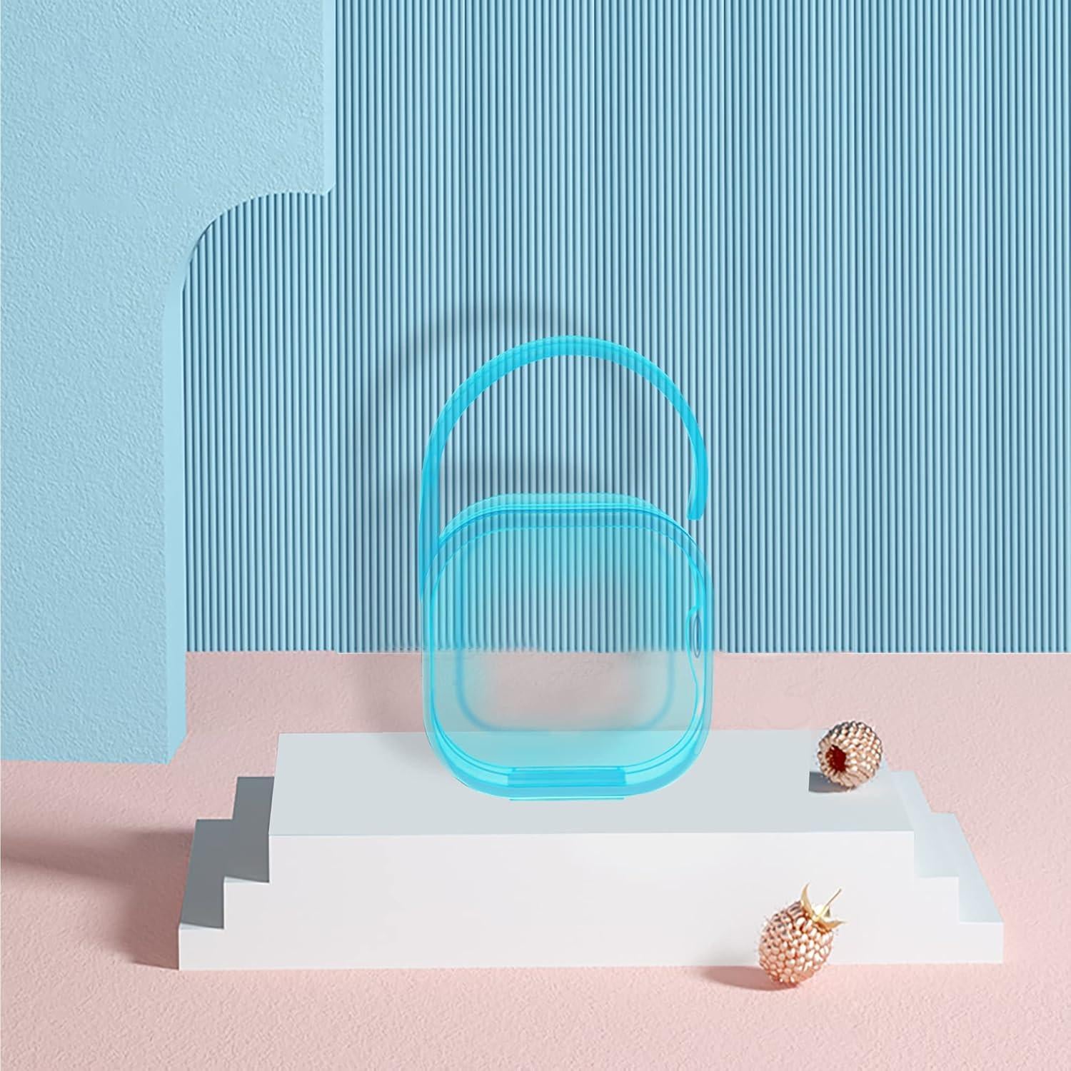 Clip Sujetador de Chupete Binky Azul 2 Piezas Universal