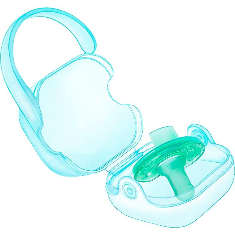 Clip Sujetador de Chupete Binky Azul 2 Piezas Universal