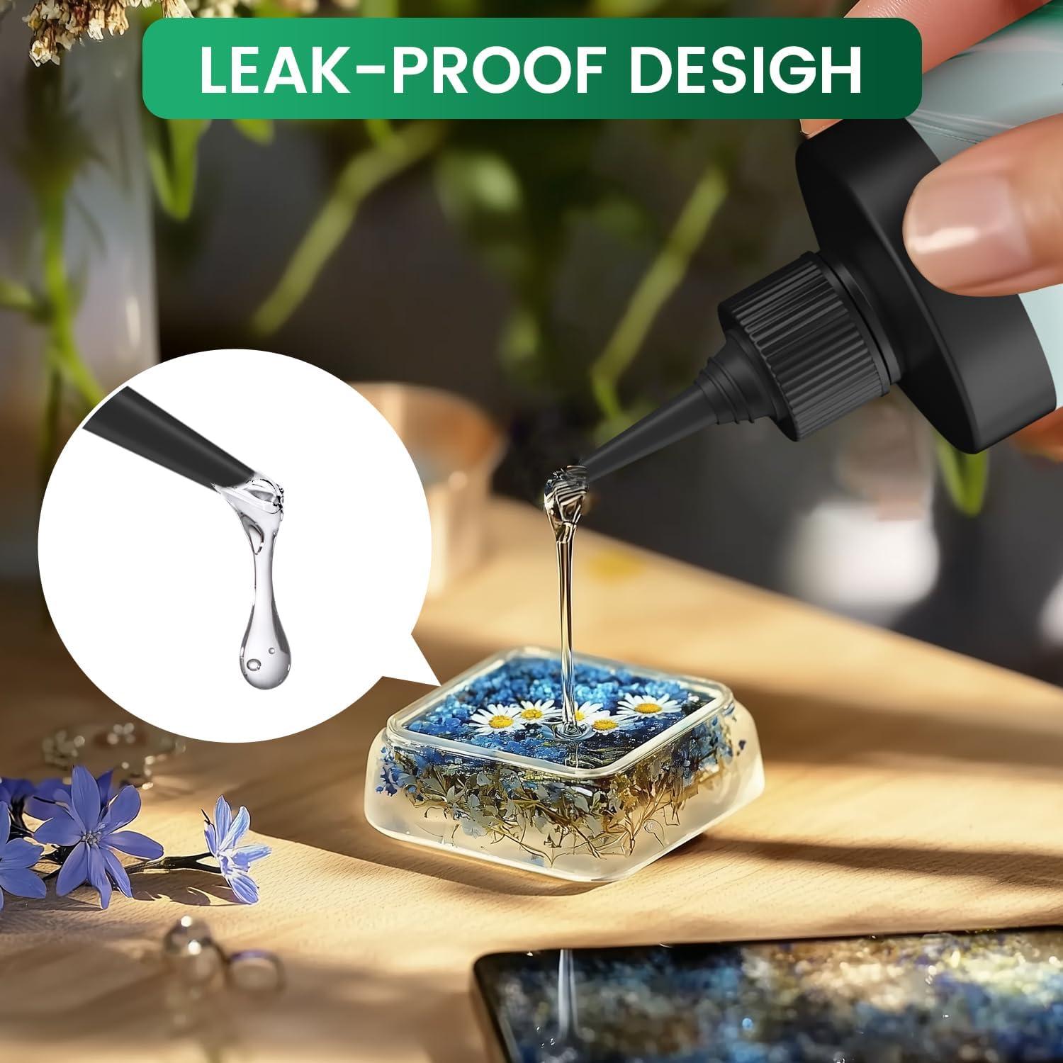 Resina UV Jarezina 250g Cristal Claro, Bajo Olor, Rápido Curado