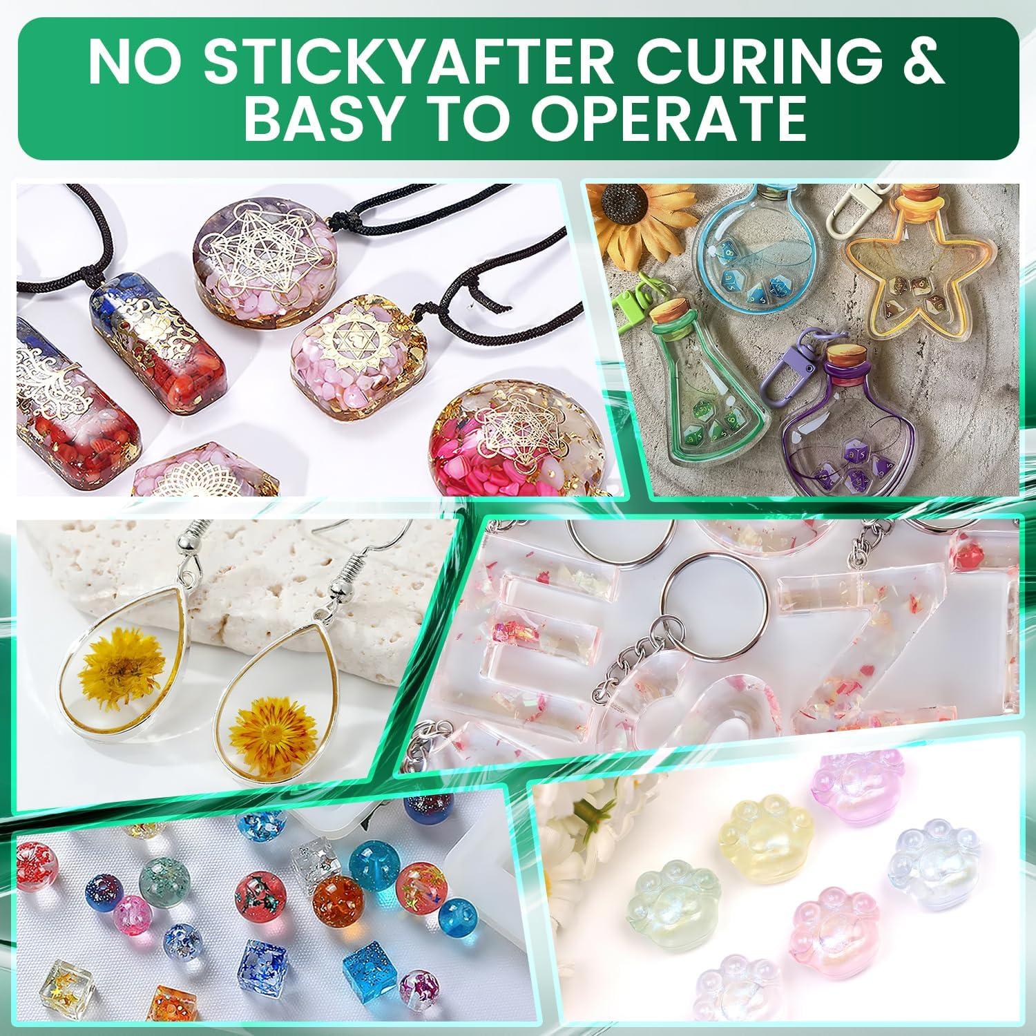 Resina UV Jarezina 250g Cristal Claro, Bajo Olor, Rápido Curado