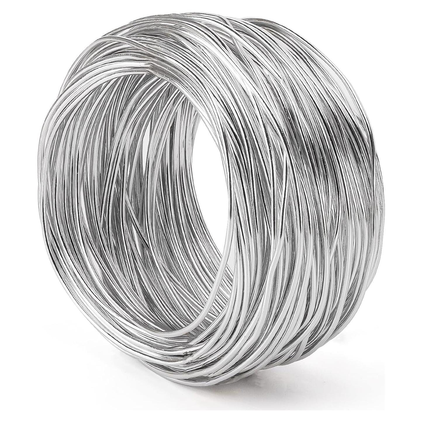 Alambre de Aluminio Flexible Tecbeauty 30m x 3mm Plata