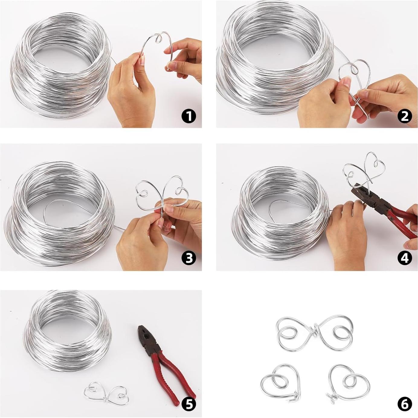 Alambre de Aluminio Flexible Tecbeauty 30m x 3mm Plata