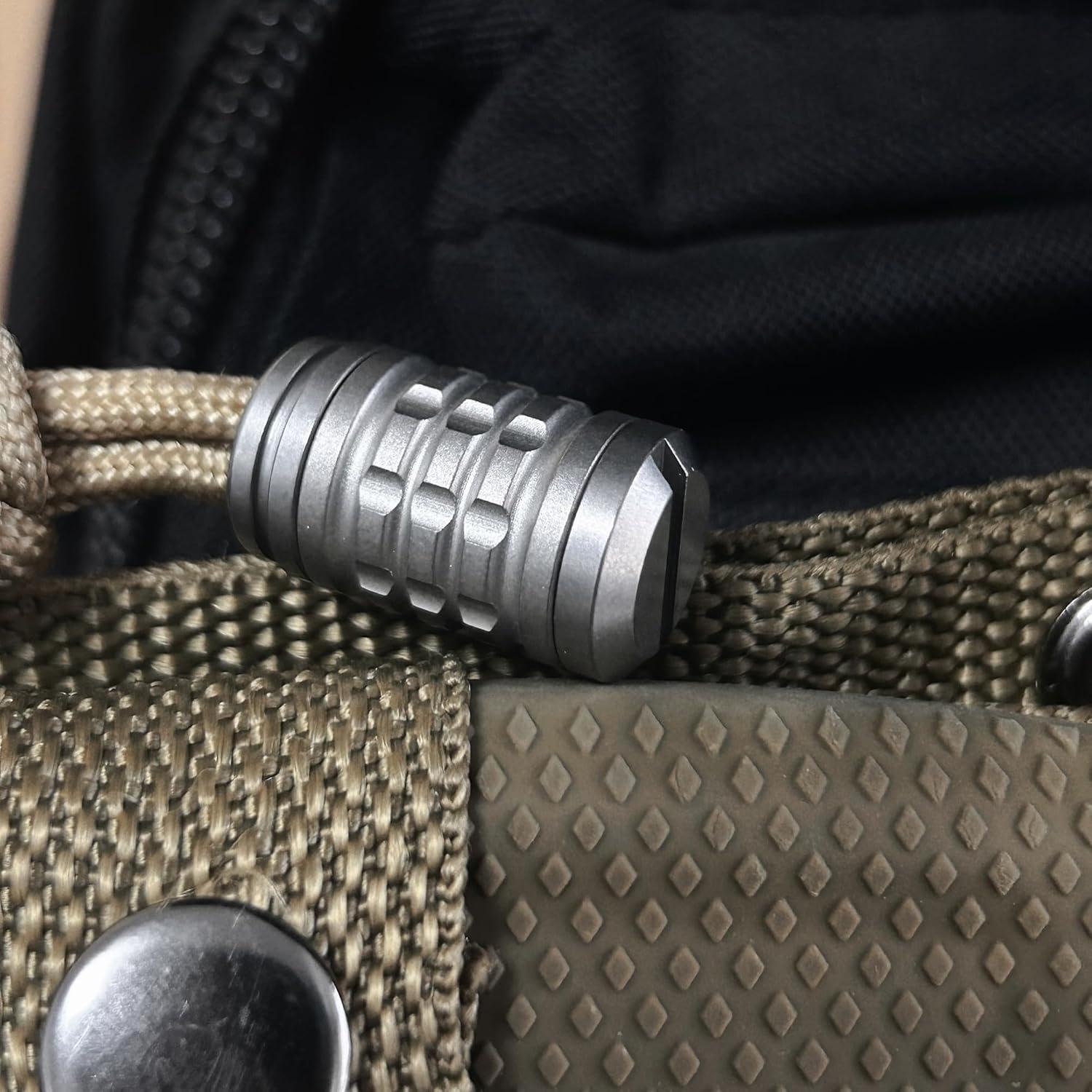 Cuenta de Paracord de Titanio WANERSEN Estilo 1 25mm