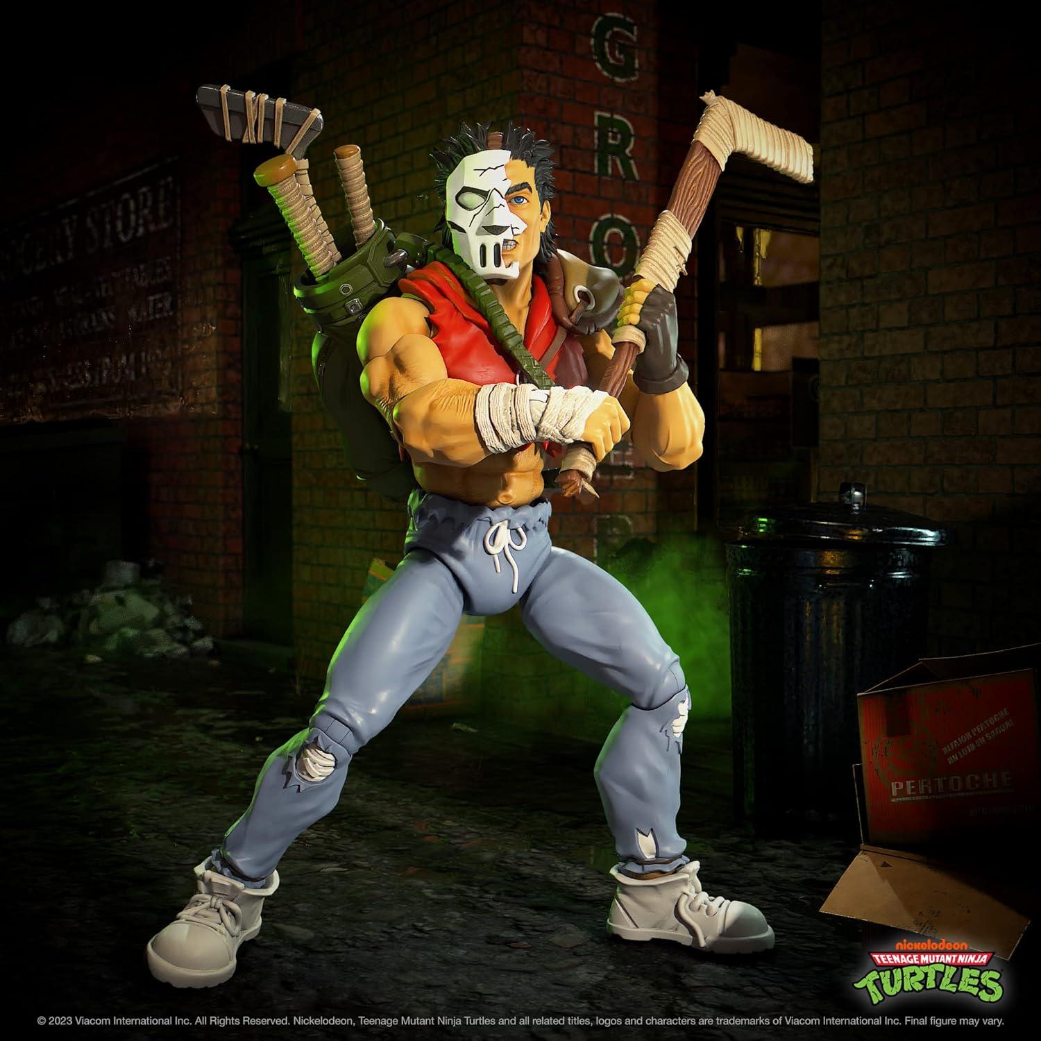 Figura de Acción Super7 TMNT Casey Jones Mirage 7"