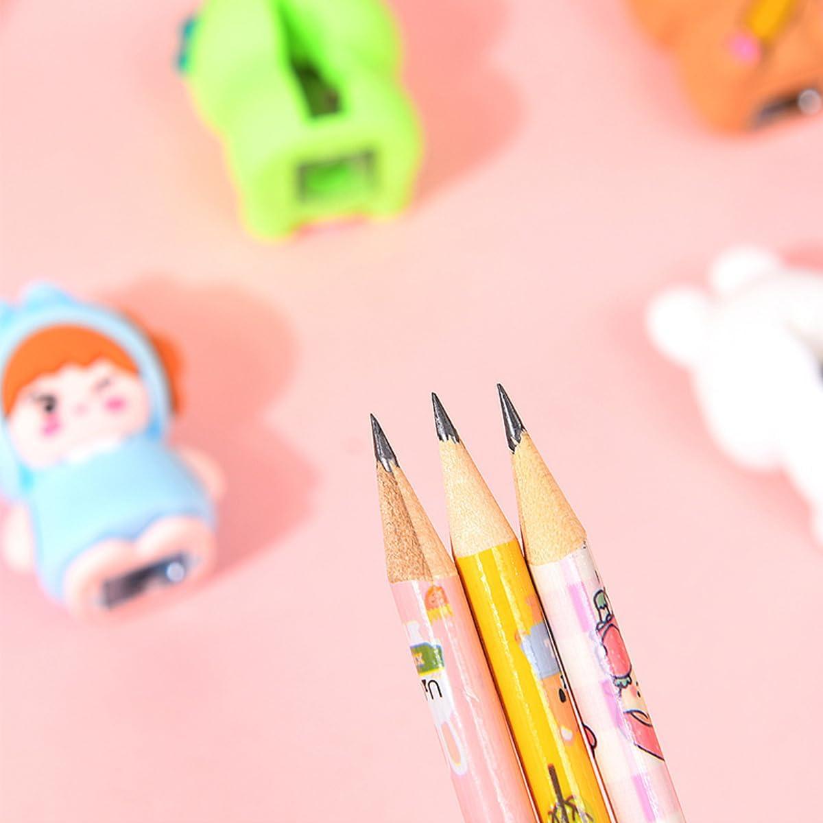 2 Sacapuntas Bsdurable Doble Agujero Transparente 40g