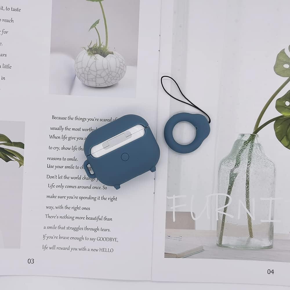 Funda de Silicona para AirPods 3 Moydolo - Diseño Retro Azul