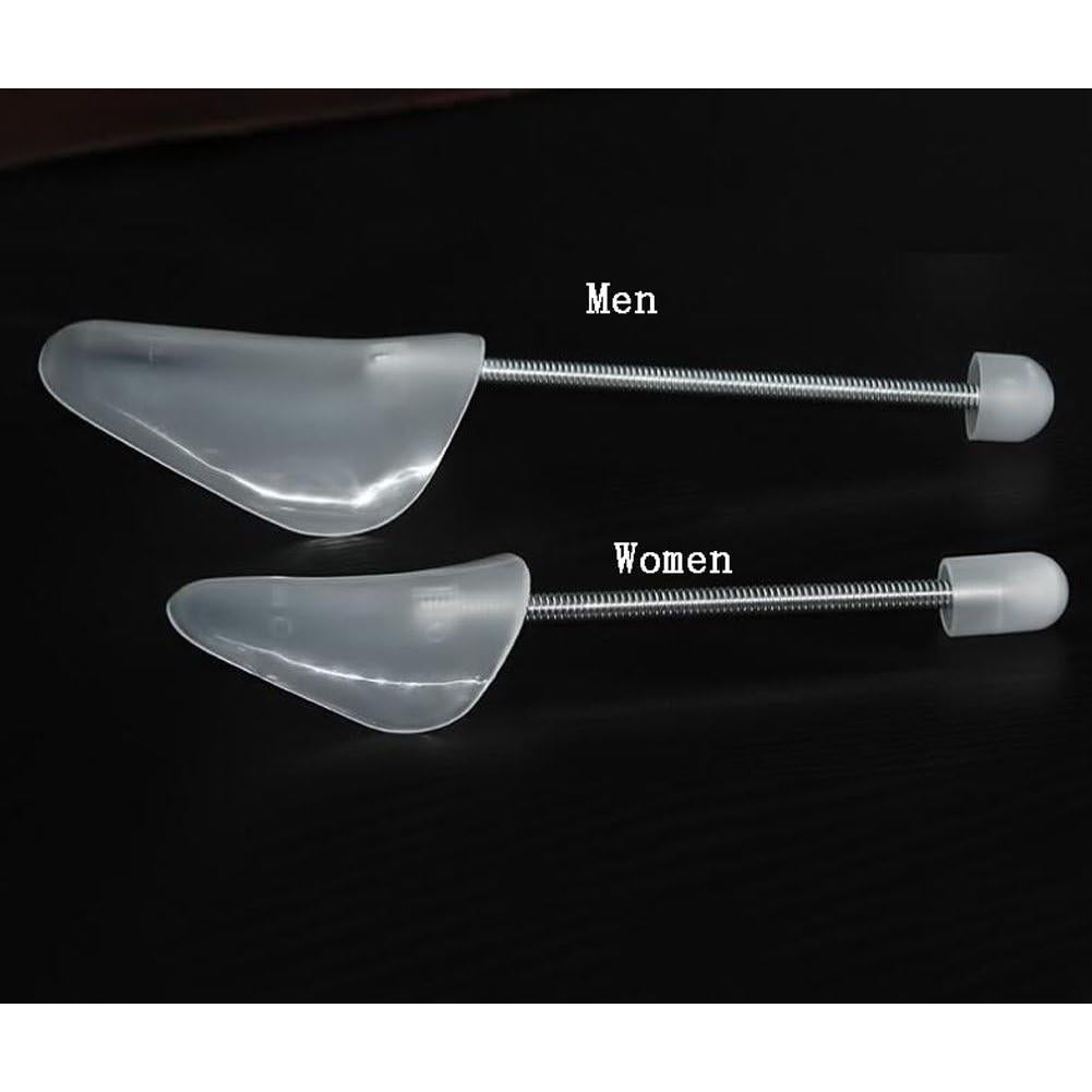 2 Pares de Árboles para Zapatos Ajustables UPSTORE Transparentes