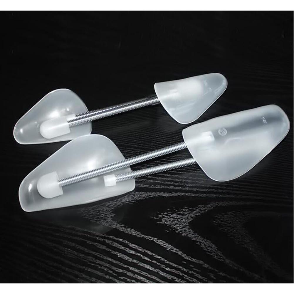 2 Pares de Árboles para Zapatos Ajustables UPSTORE Transparentes