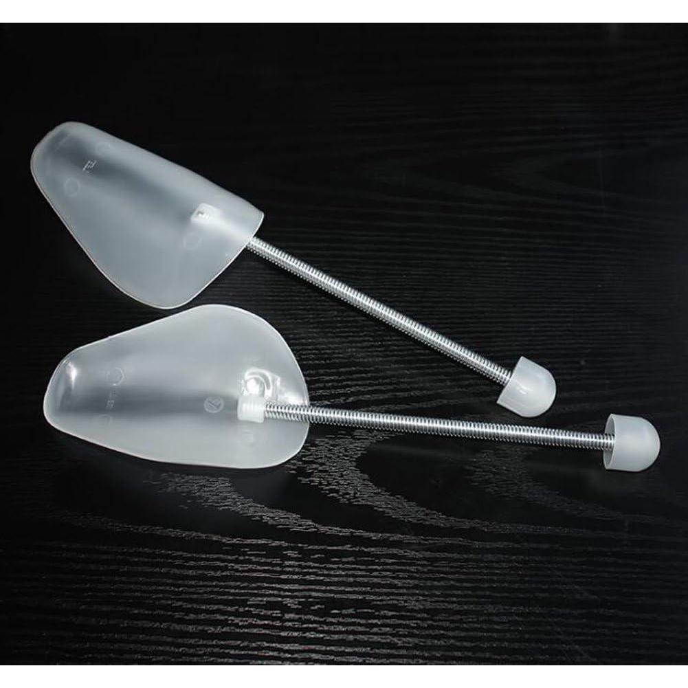 2 Pares de Árboles para Zapatos Ajustables UPSTORE Transparentes