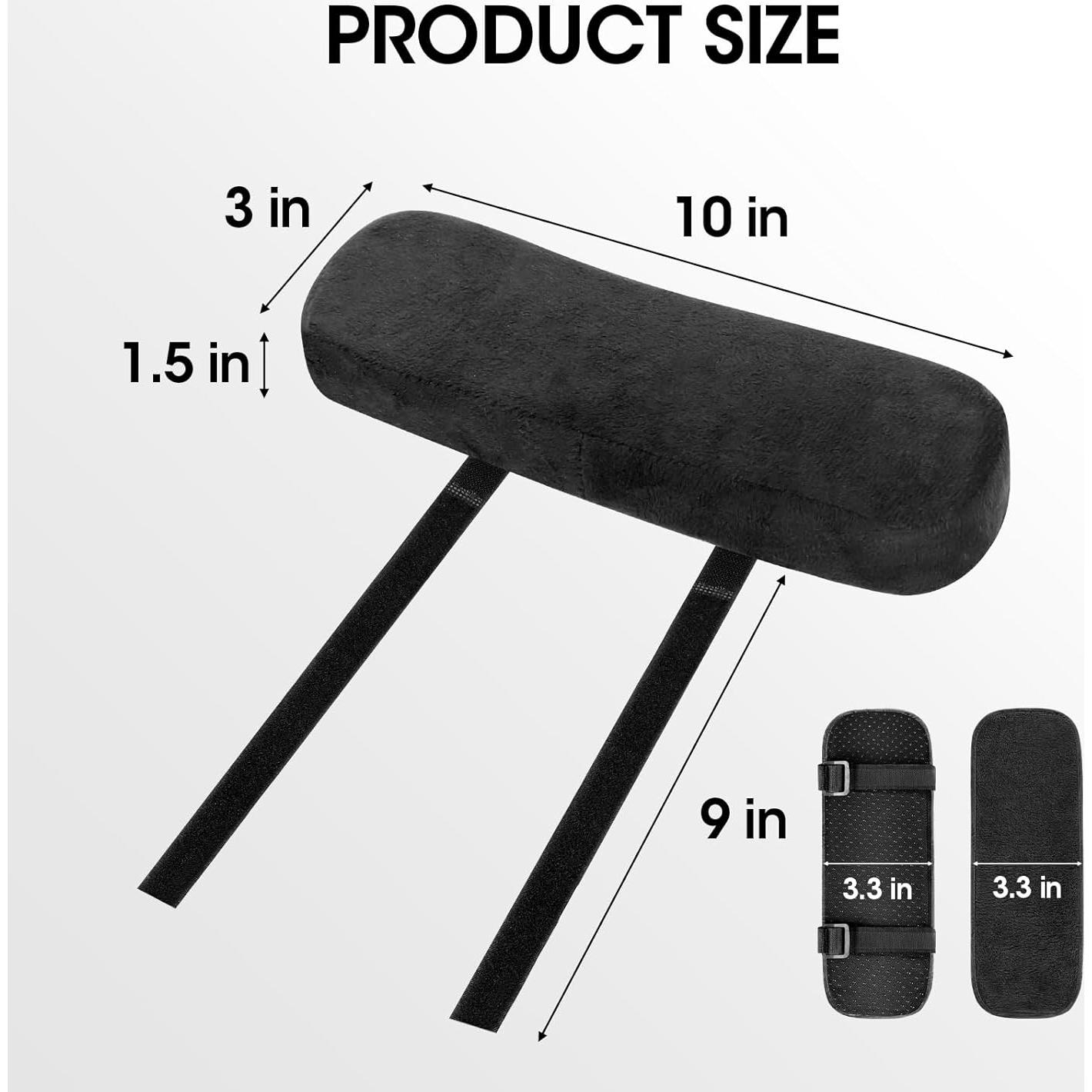 Almohadillas de Reposabrazos ZNCMRR con Espuma Viscoelástica - 2 Piezas