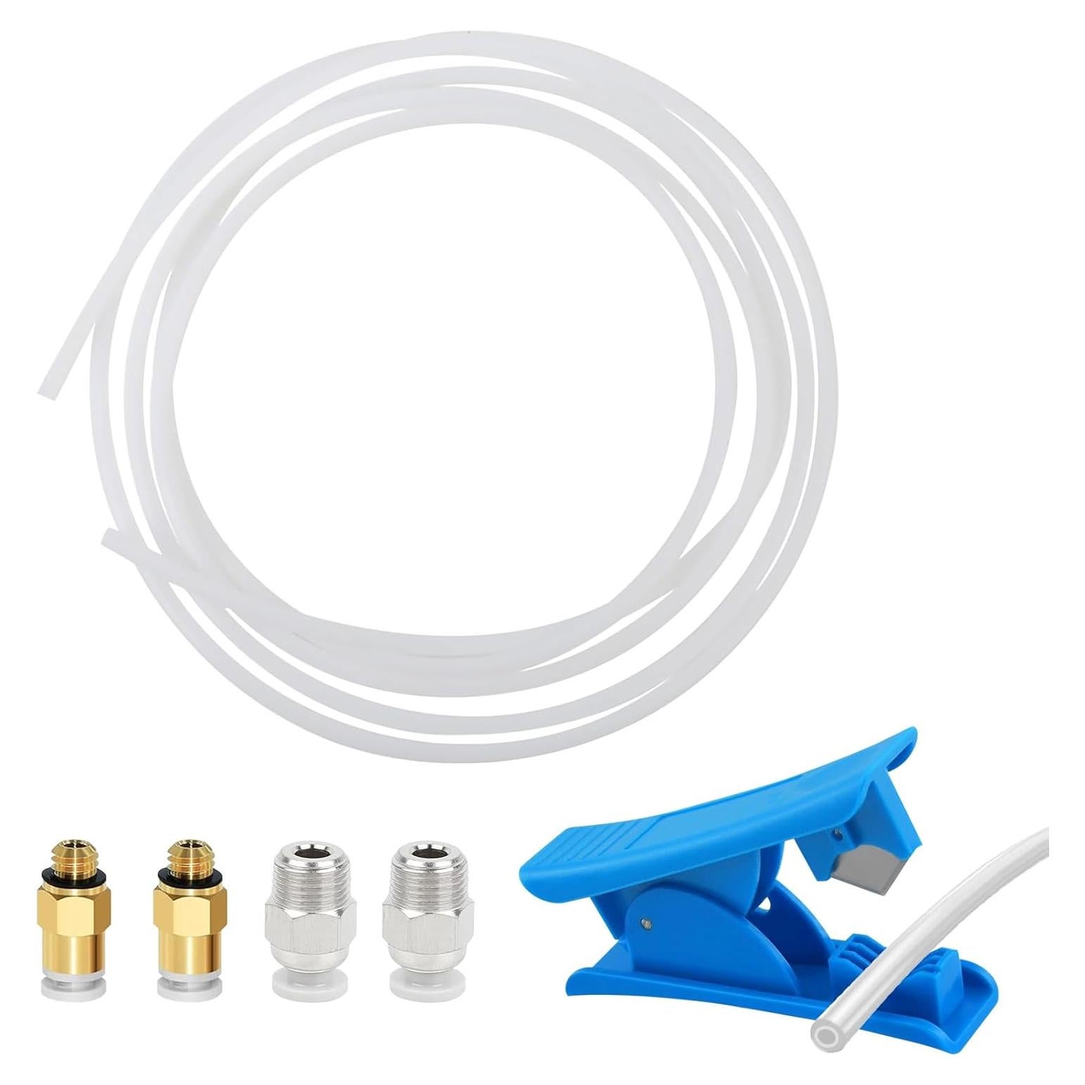 Tubo de Teflón PTFE 2M 2mm ID x 4mm OD para Impresora 3D