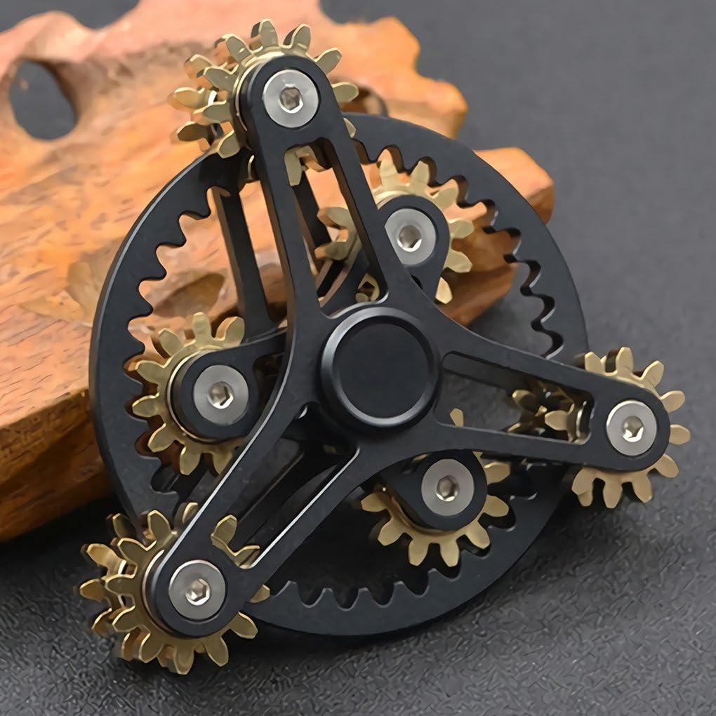 Spinner de Fidget Wewinn 13 Rodamientos Negro Engranajes