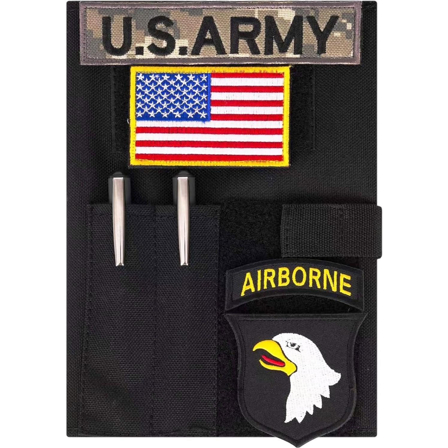 Cubierta de Cuaderno Táctico VEPKOIT Negra Impermeable 5.5x8