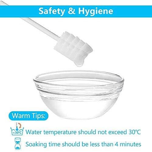 Limpiadores de Lengua para Bebés Babycolor - 100 Piezas Desechables