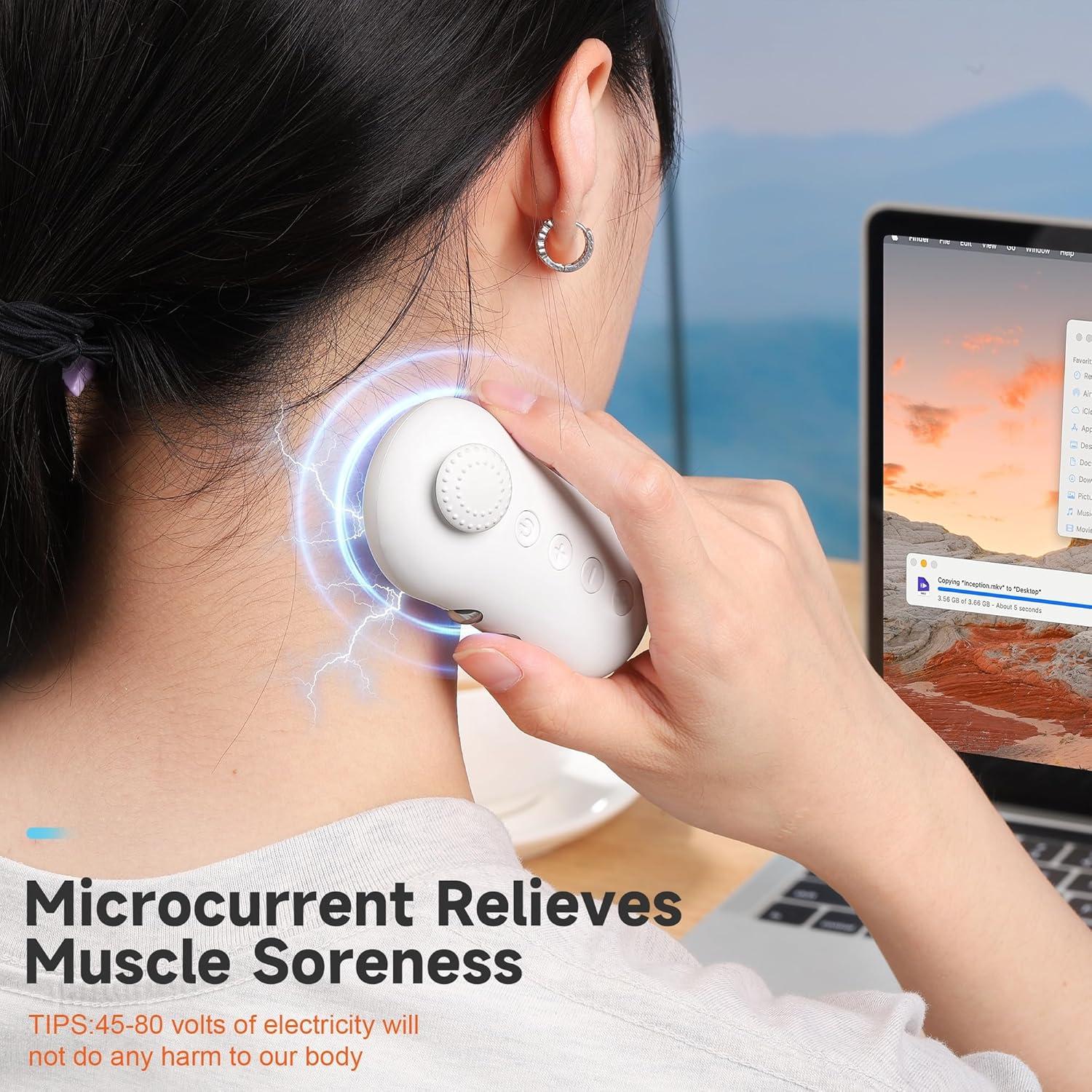 Juguete Antiestrés Tianhong Microcorriente Blanco