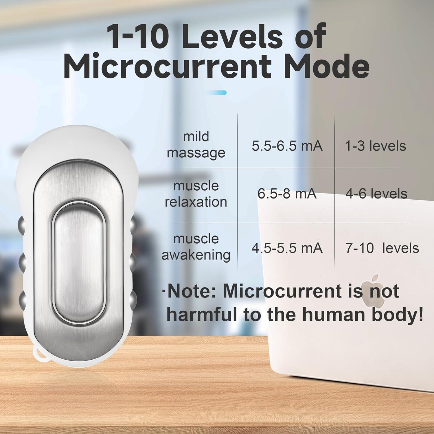 Juguete Antiestrés Tianhong Microcorriente Blanco