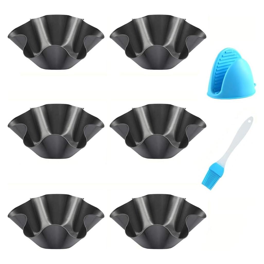 Juego de 6 Sartenes para Tortilla Abgream Antiadherente 16.5 cm