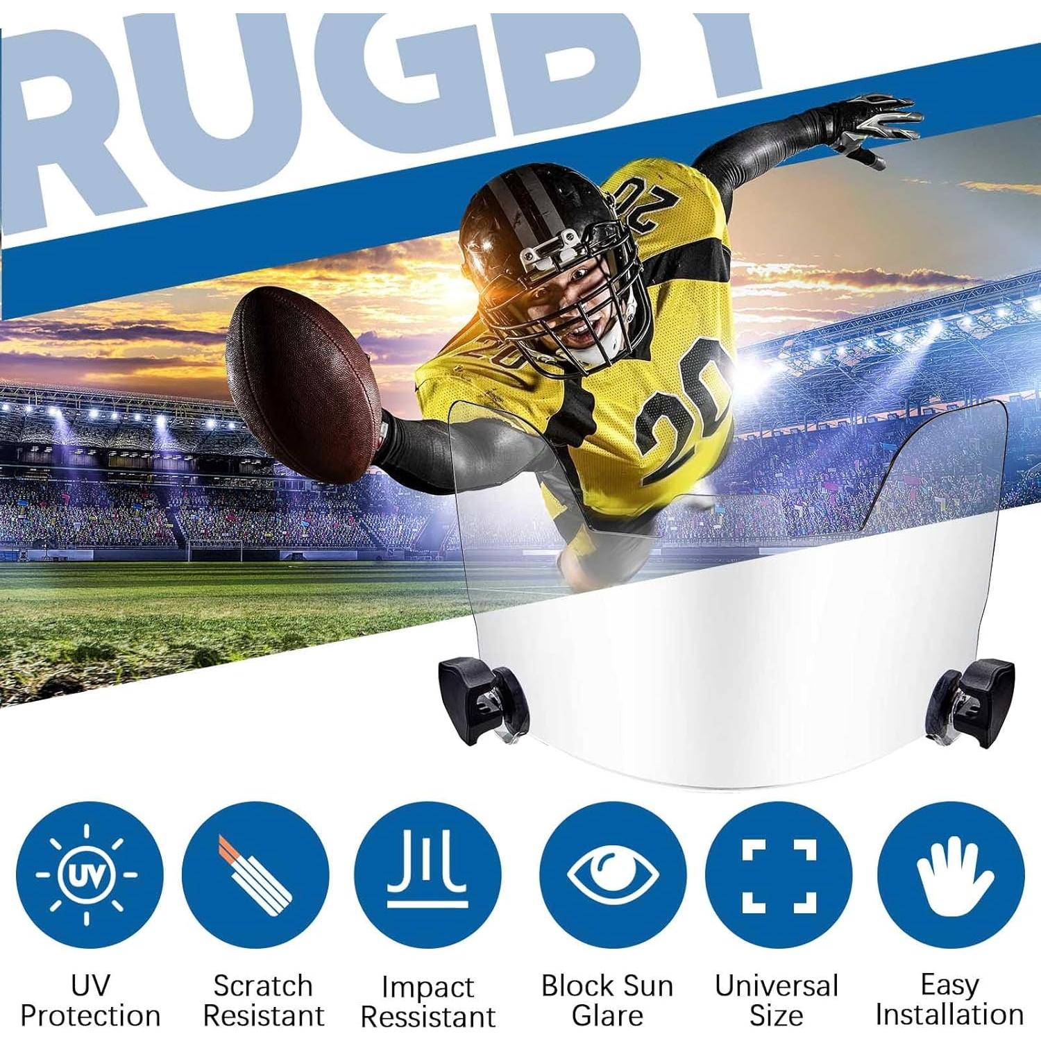 Visera de Fútbol Ceenna para Casco Juvenil y Adulto - 4 Pcs