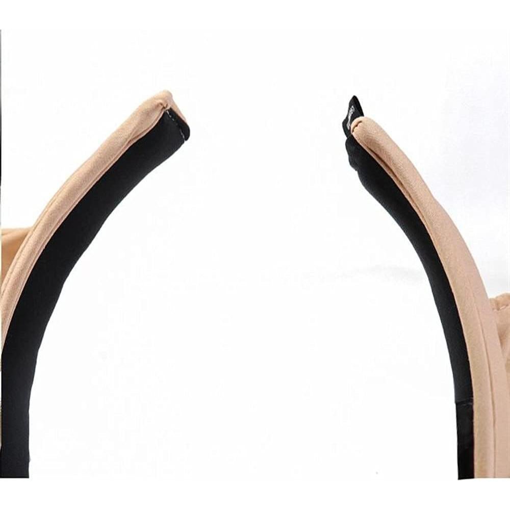 Gorra de Sol Plegable Mujer UV Protección Verano Beige