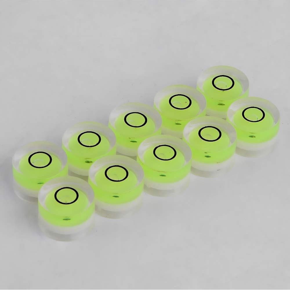 Nivel de Burbuja Circular 12x6mm - Set de 10 Winnsty