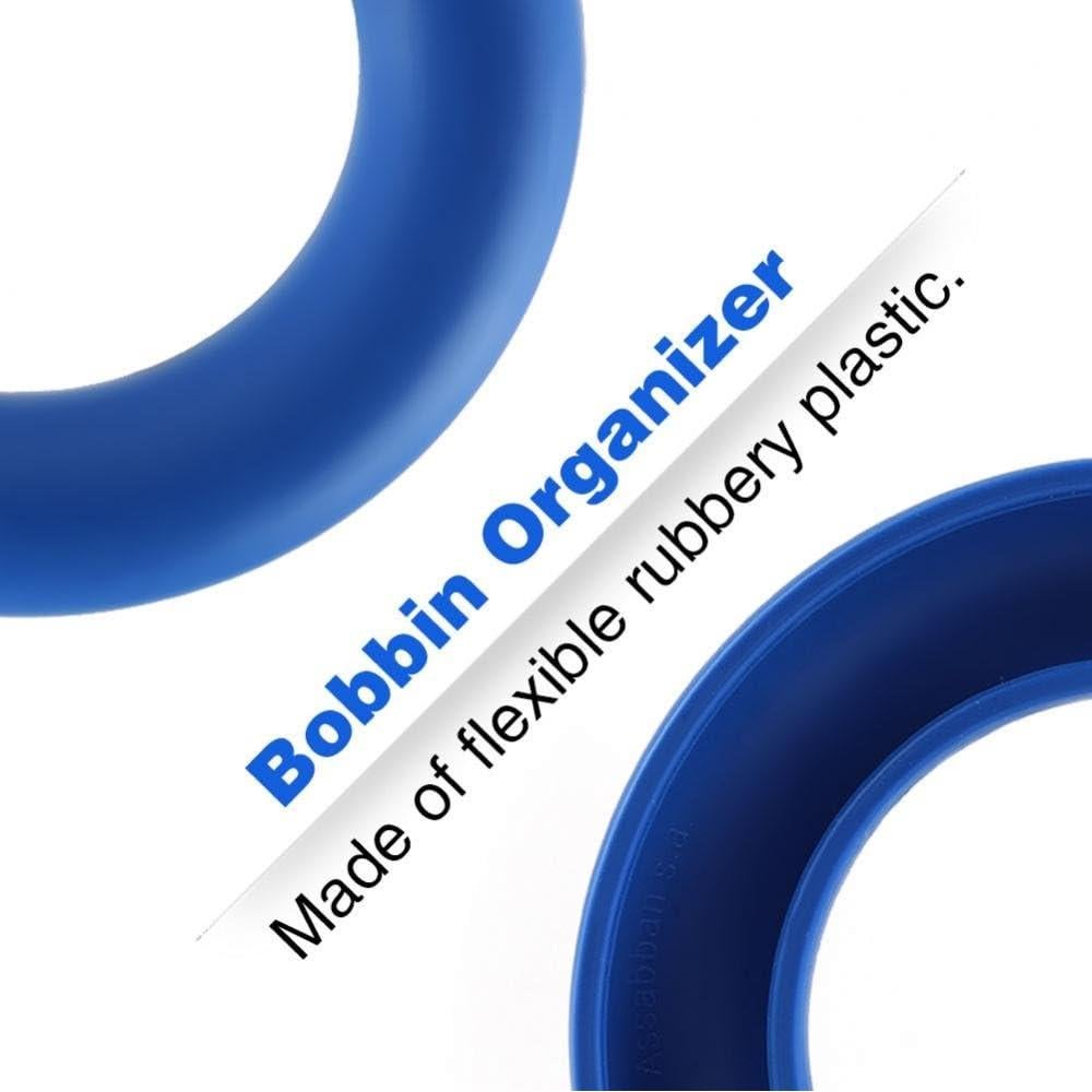 Organizador de Bobinas de Costura Walfront Azul 13.5cm