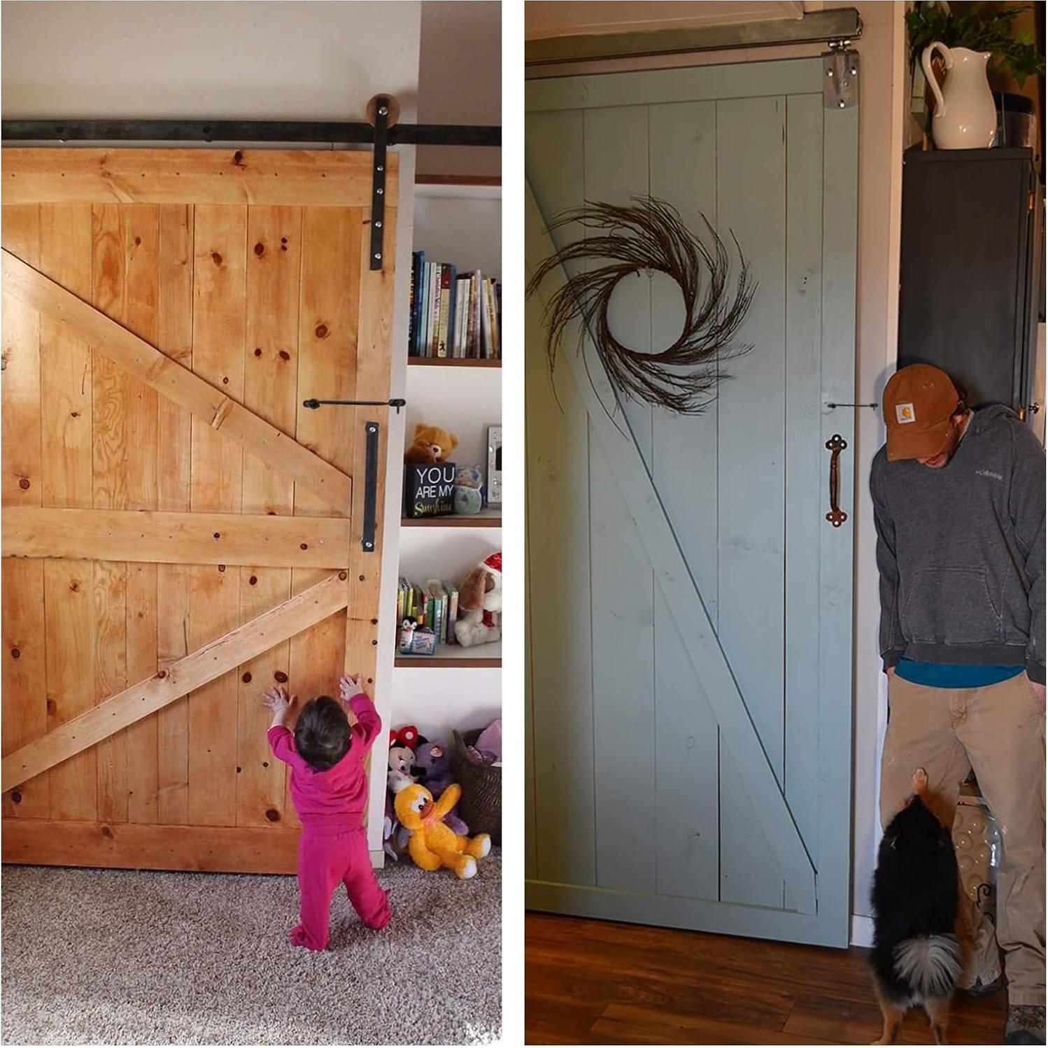 Gancho y Pestillo de Ojo FIREFLYWEB 20 cm Acero Inoxidable Negro