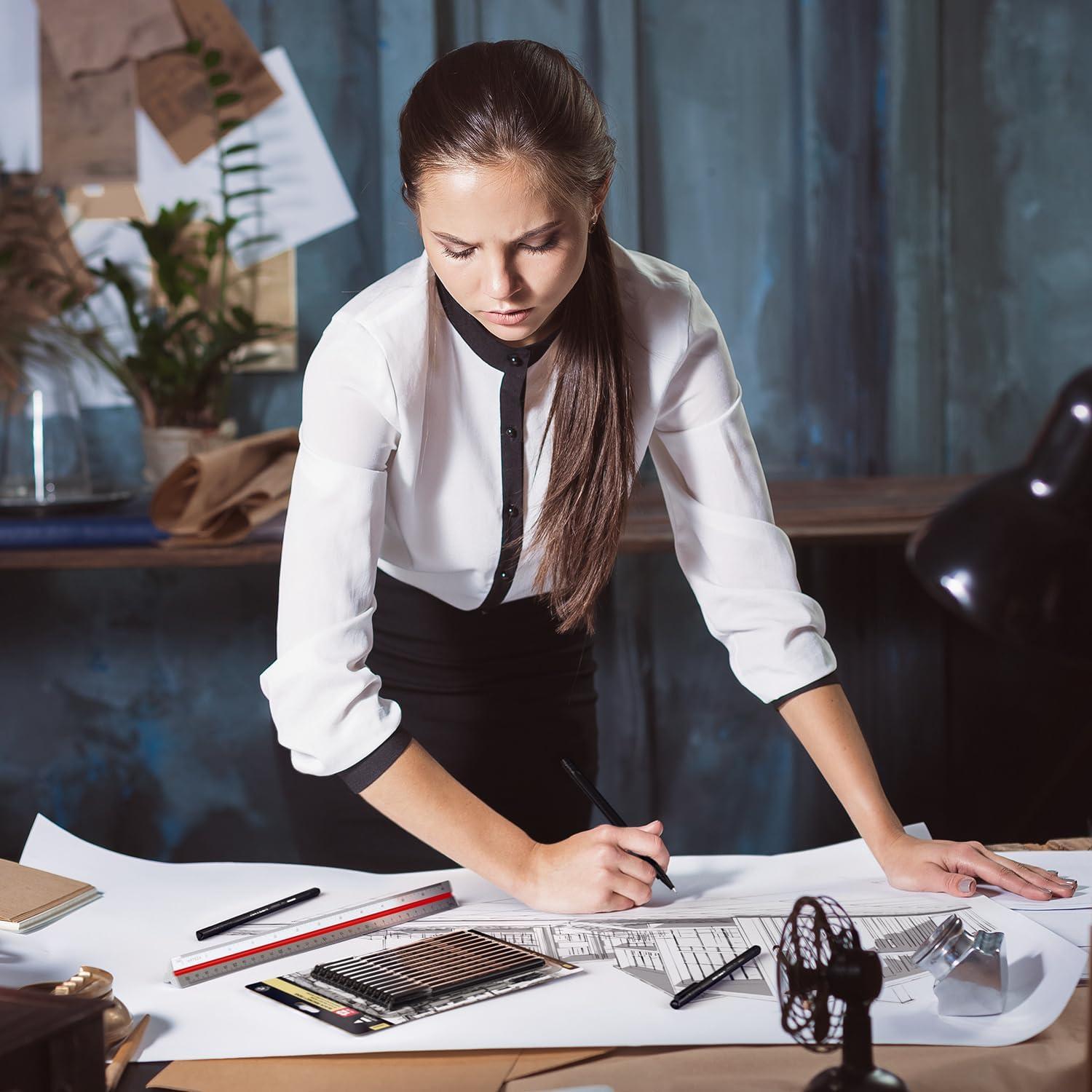 Set de 12 Marcadores Fineliners ARTEZA 0.4 mm Negros