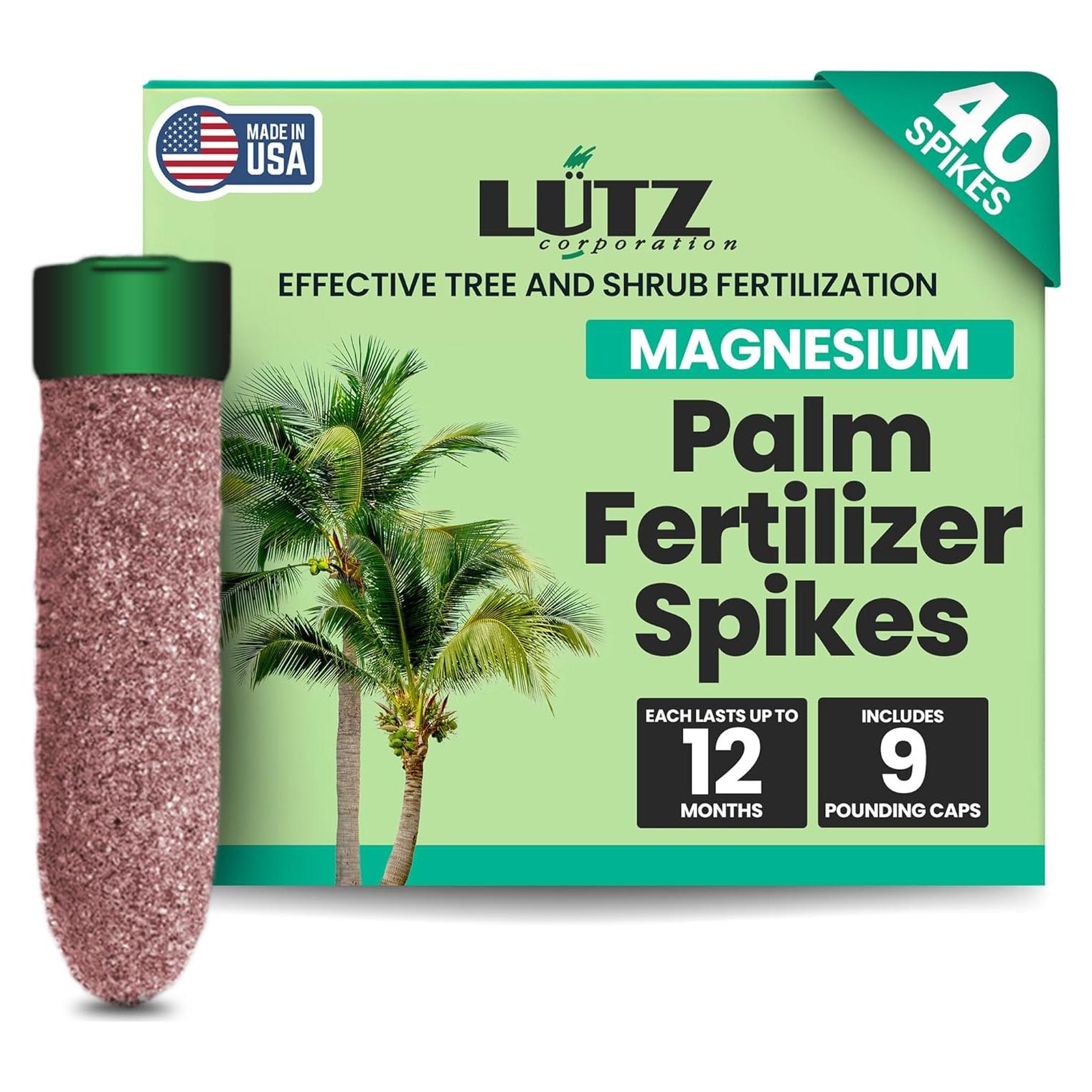 Picos de Fertilizante para Palmas Lutz - 40 Picos de Magnesio