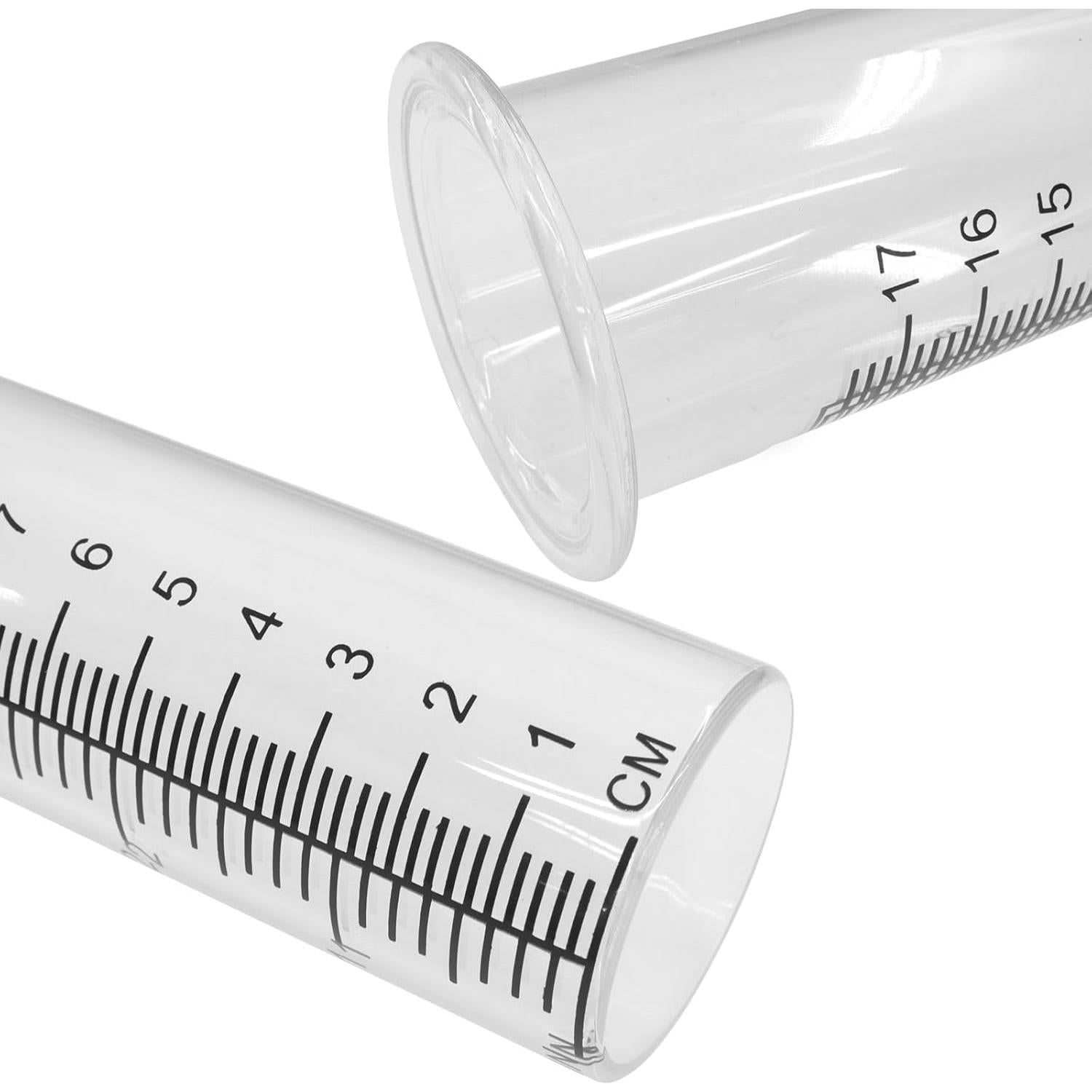 Tubo de Reemplazo para Pluviómetro de Plástico Zorveiio 17 cm