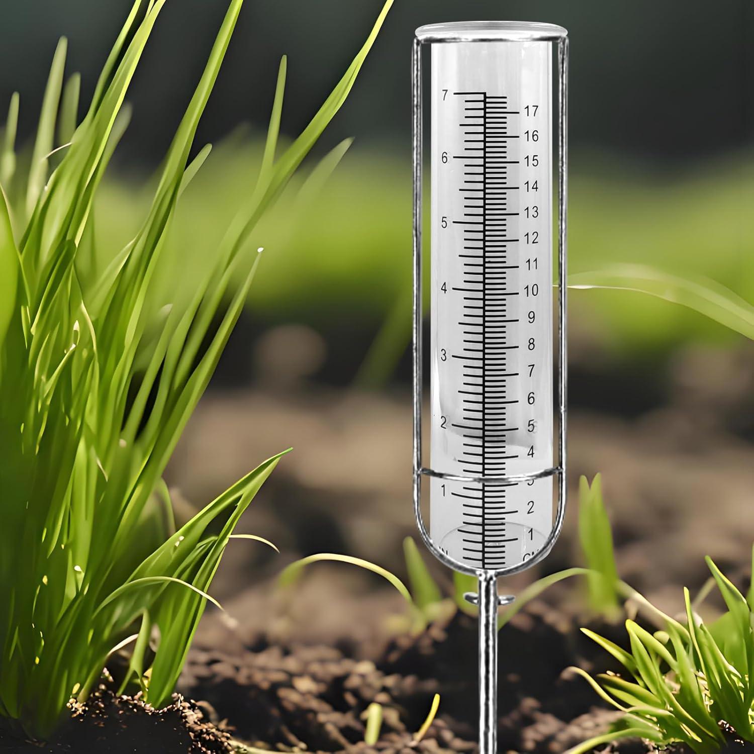 Tubo de Reemplazo para Pluviómetro de Plástico Zorveiio 17 cm