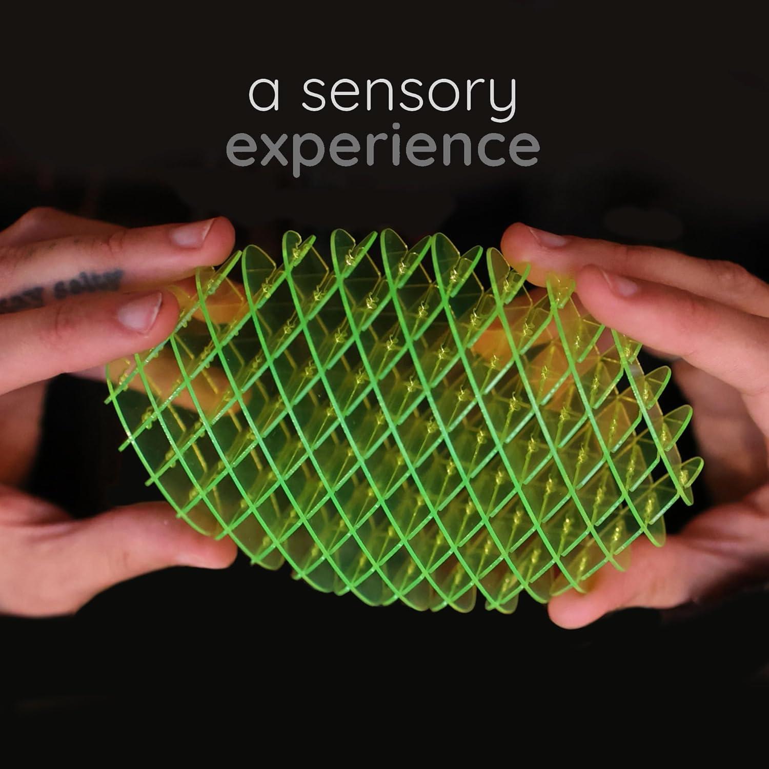 Juguete Morf Fidget Worm Figgy Toys Verde Pequeño