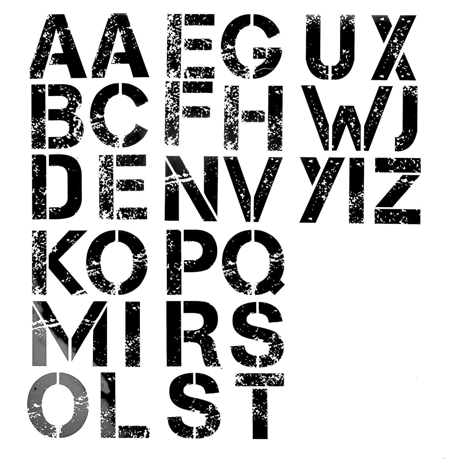 Letras Termoadhesivas Dritz 15523 7.62 cm Negras (5 Hojas)